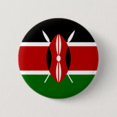 Kenya Flag Button (Voorkant)