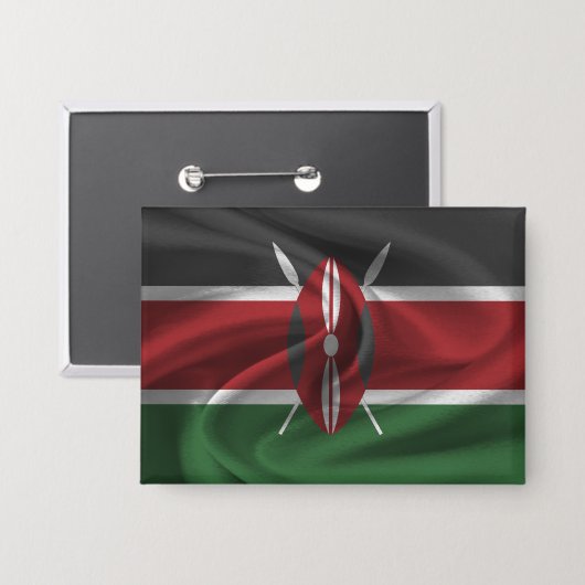 Kenya Flag Button (Voorkant / Achterkant)