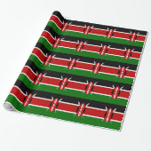 Kenya Flag Cadeaupapier (Uitgerold)
