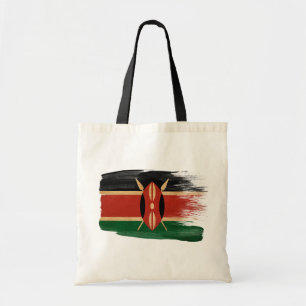 Kenya Flag Canvas tassen