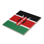 Kenya Flag Ceramic Tile Tegeltje (Zijkant)