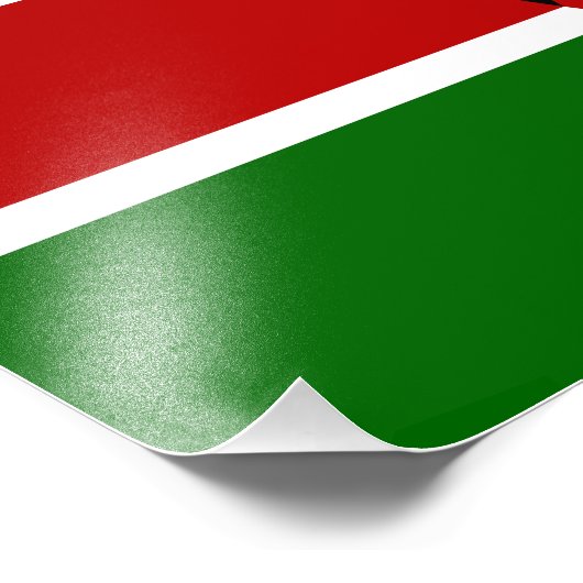 Kenya Flag Foto Afdruk (Hoek)