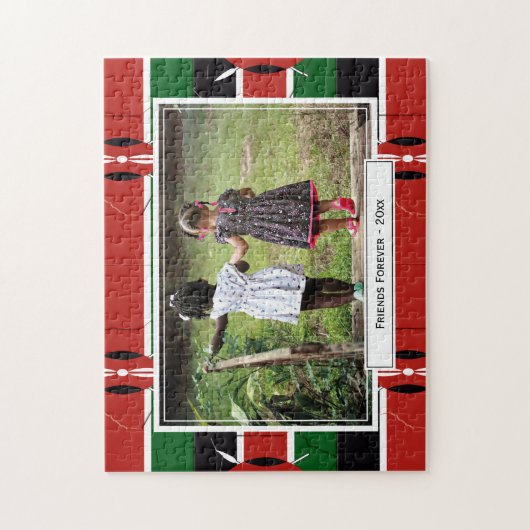 KENYA Flag | Foto Legpuzzel (Verticaal)