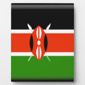 Kenya Flag Fotoplaat (Voorkant)
