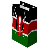 Kenya Flag Gifts Bag, Patriotic Kenya Klein Cadeauzakje (Achterkant Gekanteld)