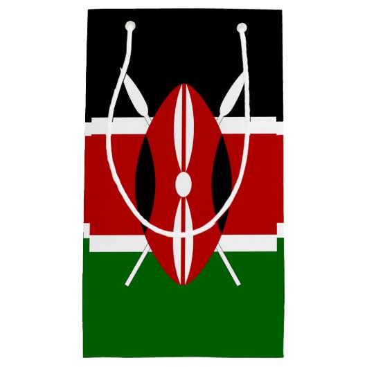 Kenya Flag Gifts Bag, Patriotic Kenya Klein Cadeauzakje (Voorkant)