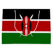 Kenya Flag Groot Cadeauzakje (Voorkant)