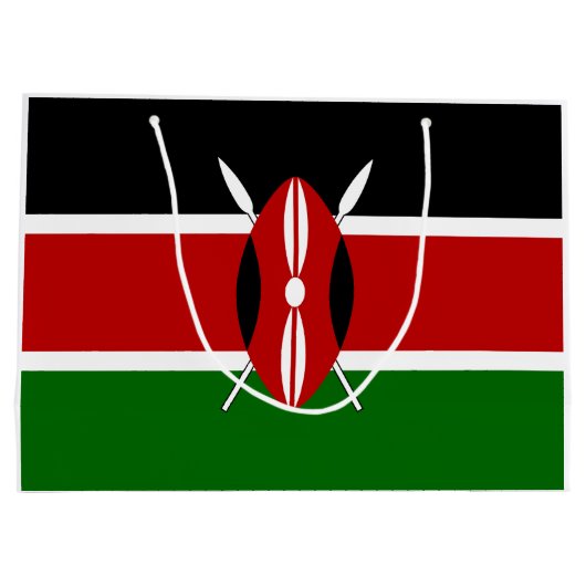 Kenya Flag Groot Cadeauzakje (Achterkant)