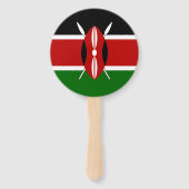 Kenya Flag Handwaaier (Achterkant)