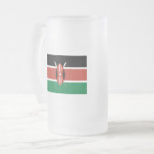 Kenya FLAG International Matglas Bierpul (Voorkant links)