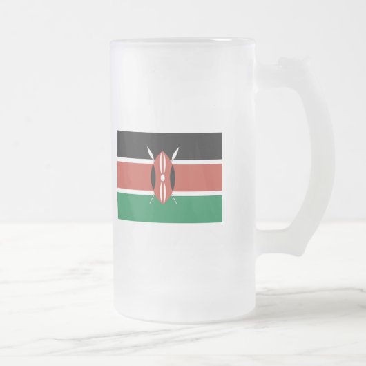 Kenya FLAG International Matglas Bierpul (Rechts)