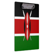 Kenya Flag Klembord (Rechts)