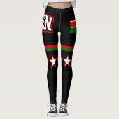 Kenya Flag Leggings (Voorkant)