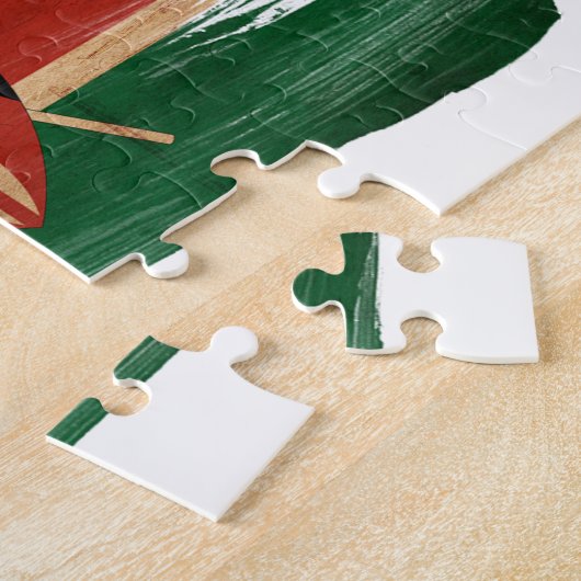 Kenya Flag Legpuzzel (Zijkant)