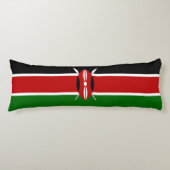 Kenya Flag Lichaamskussen (Voorkant)