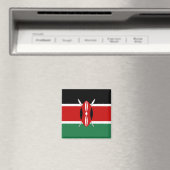 Kenya Flag Magnet (Insitu (Vaatwasser))
