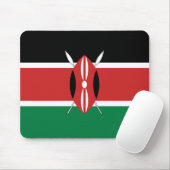 Kenya Flag Mousepad Muismat (Met muis)
