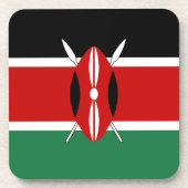 Kenya Flag Onderzetter (Voorkant)