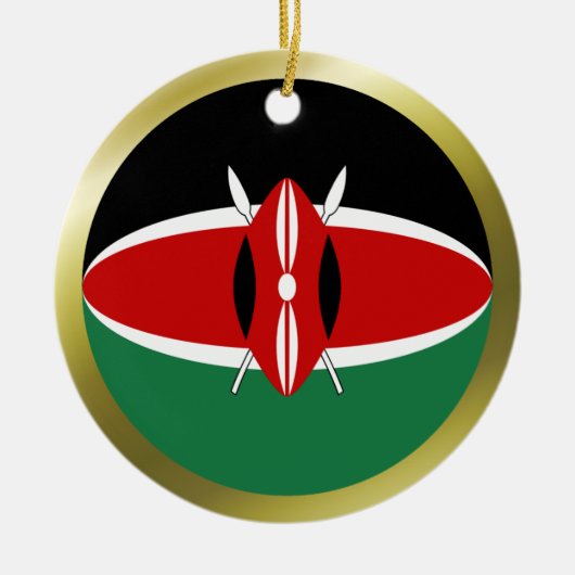 Kenya Flag Ornament (Voorkant)
