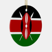 Kenya Flag Ornament (Rechts)