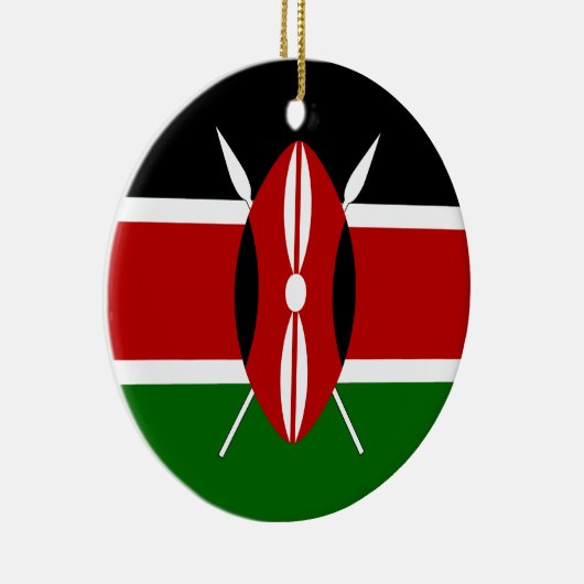 Kenya Flag Ornament (Rechts)