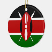 Kenya Flag Ornament (Links)