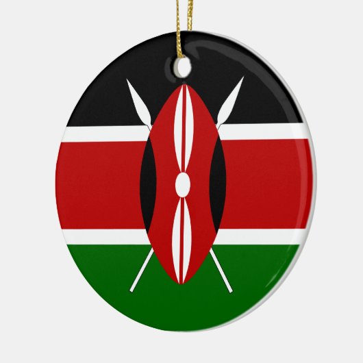 Kenya Flag Ornament (Links)