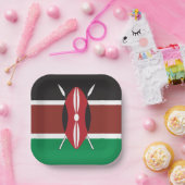 Kenya Flag Papieren Bordje (Feest)