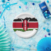 Kenya Flag Papieren Bordje (Feest)