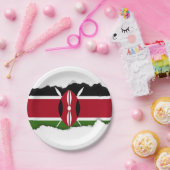Kenya Flag Papieren Bordje (Feest)