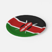 Kenya Flag Papieren Bordje (Gekanteld)