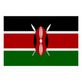 Kenya Flag Perfect Poster (Voorkant)