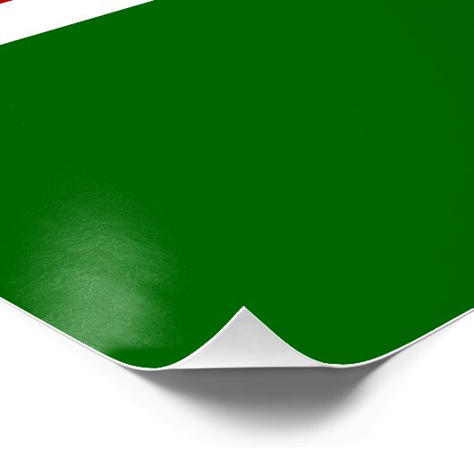 Kenya Flag Perfect Poster (Hoek)