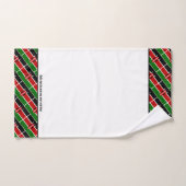 KENYA FLAG Persoonlijke scripts WHITE Bad Handdoek (Handdoek)