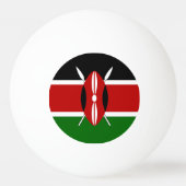 Kenya Flag Pingpongbal (Achterkant)