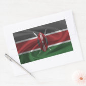 Kenya Flag Rechthoekige Sticker (Envelop)