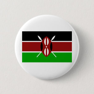 Kenya Flag Ronde Button 5,7 Cm
