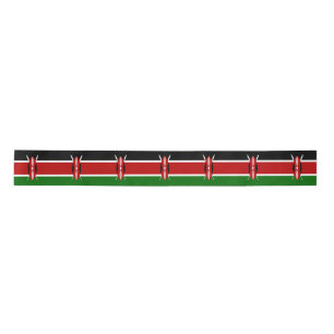 Kenya Flag Satijnen Lint