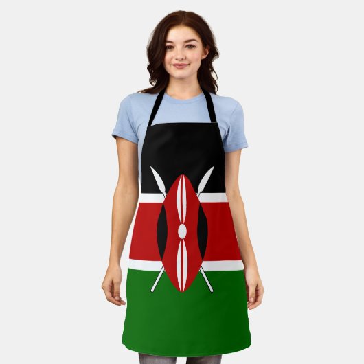 Kenya Flag Schort (Gedragen)