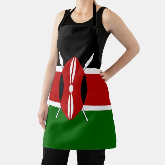 Kenya Flag Schort (Insitu)