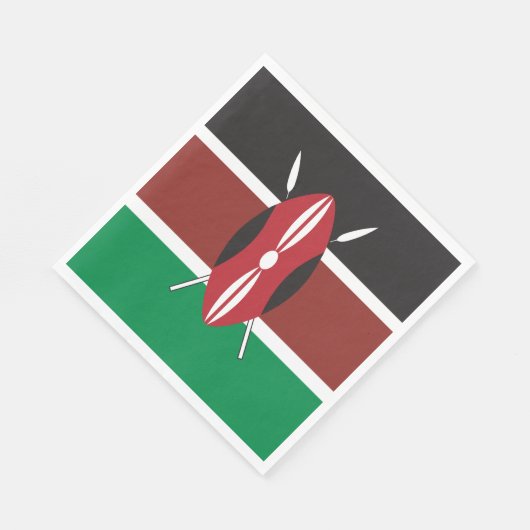 Kenya Flag Servet (Hoek)