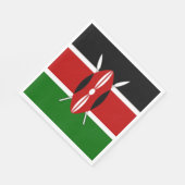 Kenya Flag Servet (Hoek)