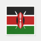 Kenya Flag Servetten (Voorkant)