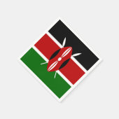 Kenya Flag Servetten (Hoek)