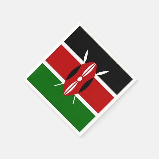 Kenya Flag Servetten (Hoek)