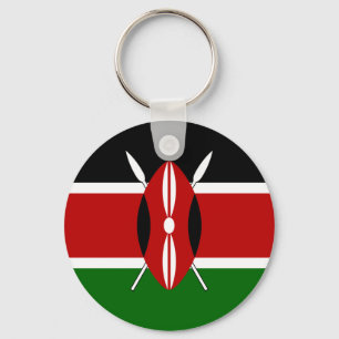 Kenya Flag Sleutelhanger