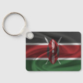 Kenya Flag Sleutelhanger (Achterkant)