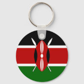 Kenya Flag Sleutelhanger (Voorkant)