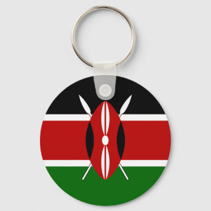 Kenya Flag Sleutelhanger
