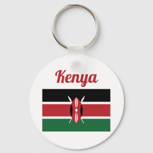 Kenya Flag Sleutelhanger
